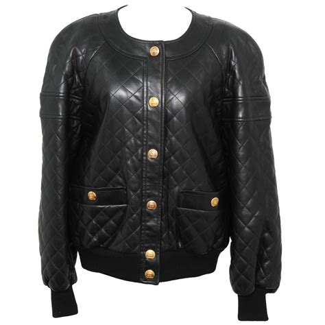 buy vintage chanel bomber jacket|vintage chanel tweed jacket.